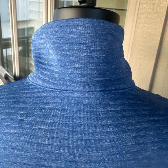 adidas 🏀 Women’s Blue Heather ClimaLite ‘KU JAYHAWKS’ Performance Half Zip - S - Picture 5 of 13